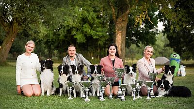 Max, Tally, Chessie, Tara, Rhea, Tobby & Maja